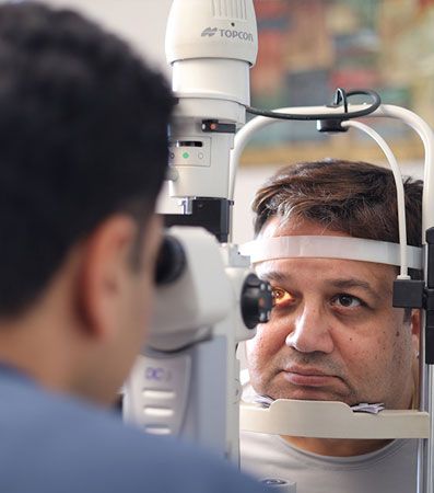 Before Retina Surgery Eye Test