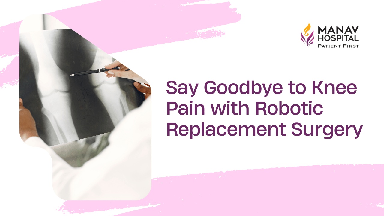 Robotic knee replacement surgery