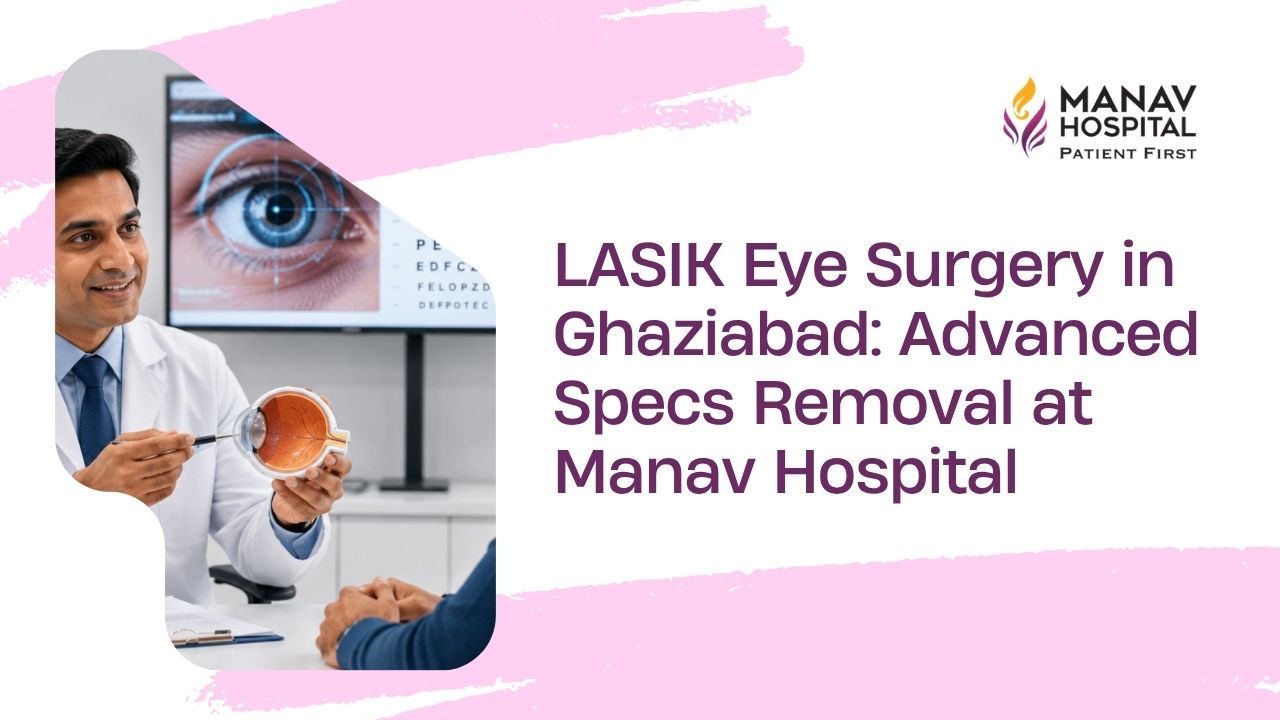 LASIK eye surgery in Ghaziabad at Manav Hospital