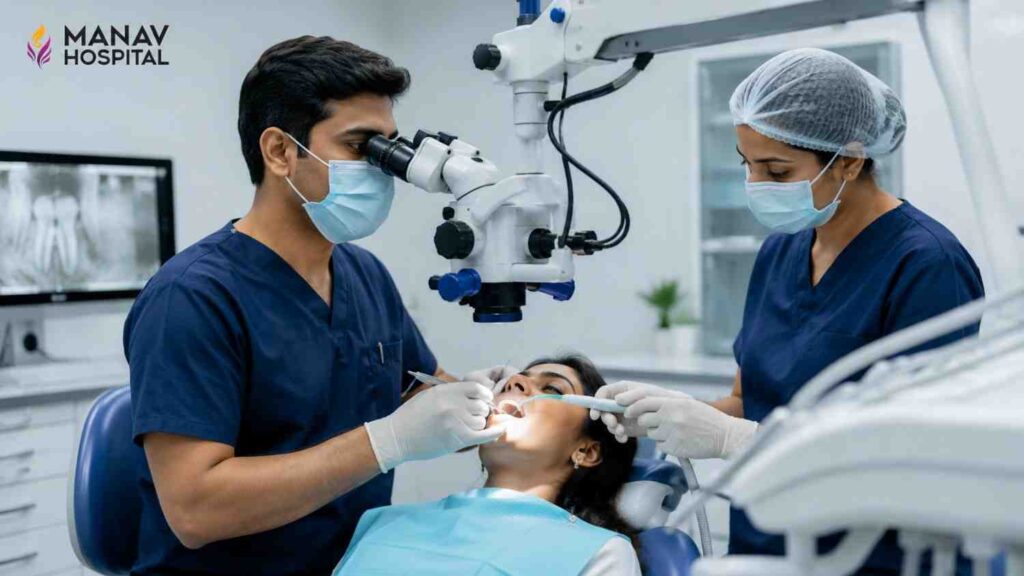 Implant dentist in Ghaziabad planning tooth replacement