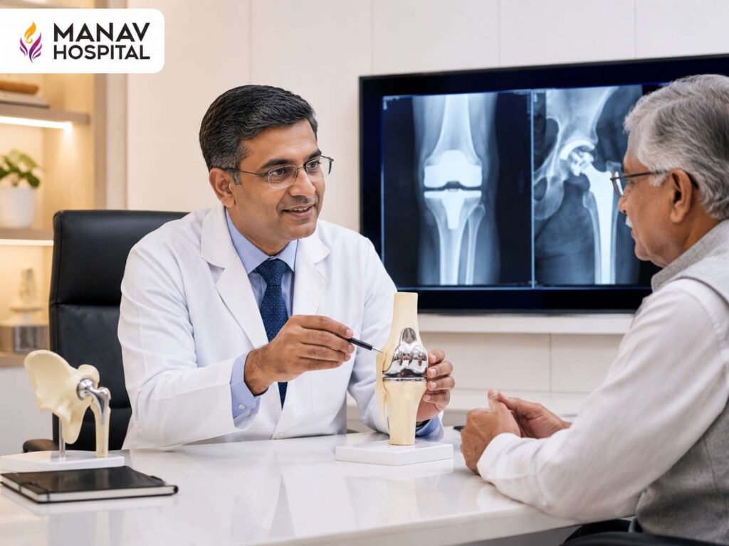 Physiotherapy after joint replacement surgery in Ghaziabad