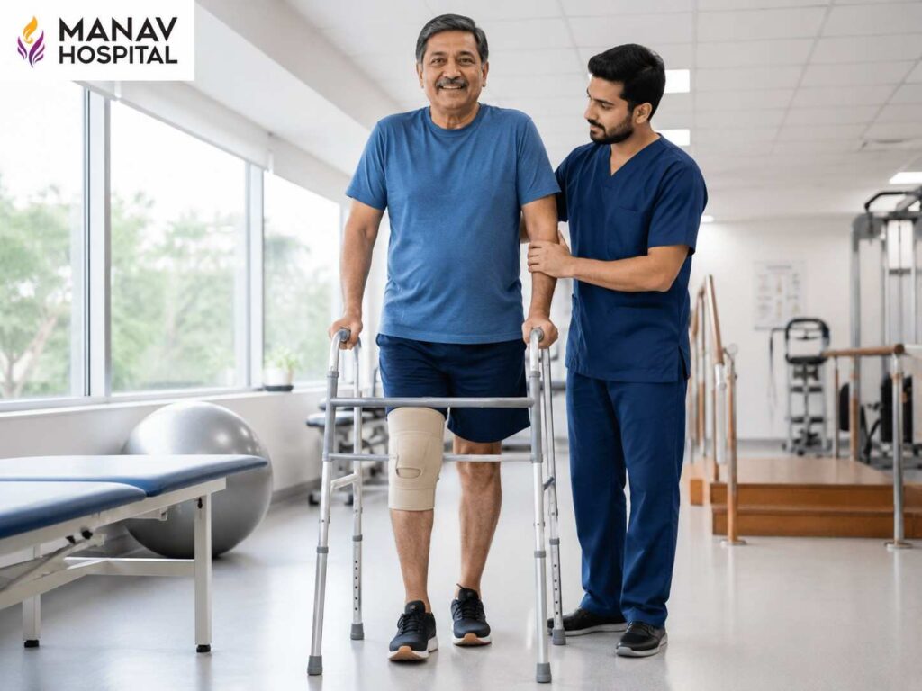 Robotic knee replacement surgery planning in Ghaziabad