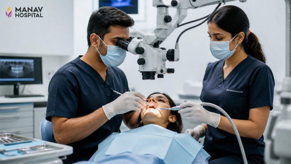 Painless root canal treatment procedure in Ghaziabad