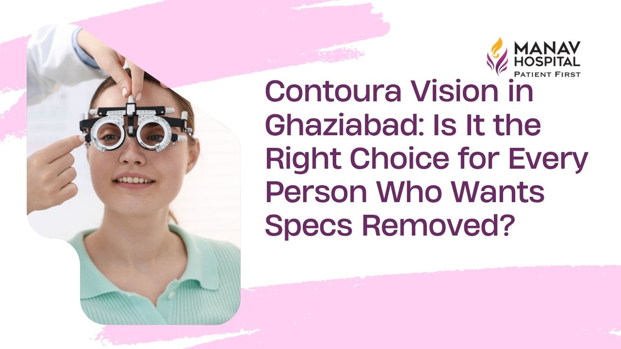 Contoura Vision eye surgery consultation at Manav Hospital, Ghaziabad